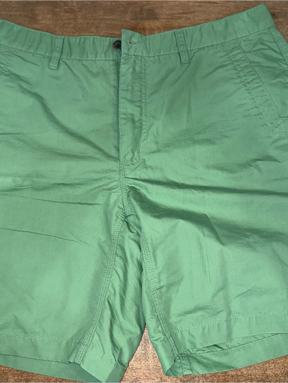 Mountain Khakis Light Green Men’s Flat Front Shorts